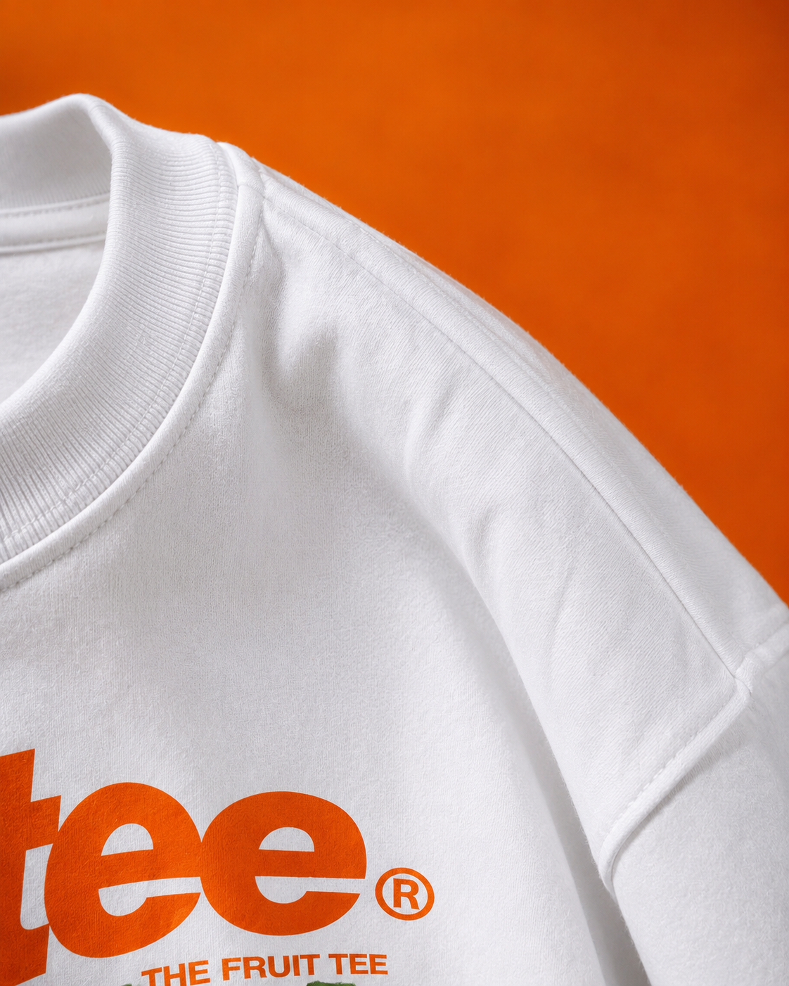 Peach themed unisex oversized t-shirt