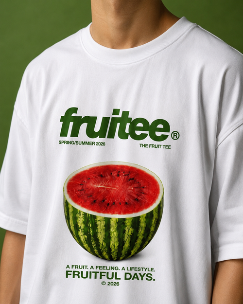 Watermelon themed unisex oversized t-shirt